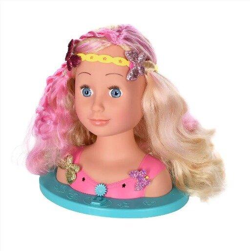 Манекен Голова для зачісок і макіяжу Yale BellaYL 888D, Limo Toy для дівчаток від 3 років