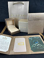 Подарочный комплект коробка в стиле Bvlgari под два кольца