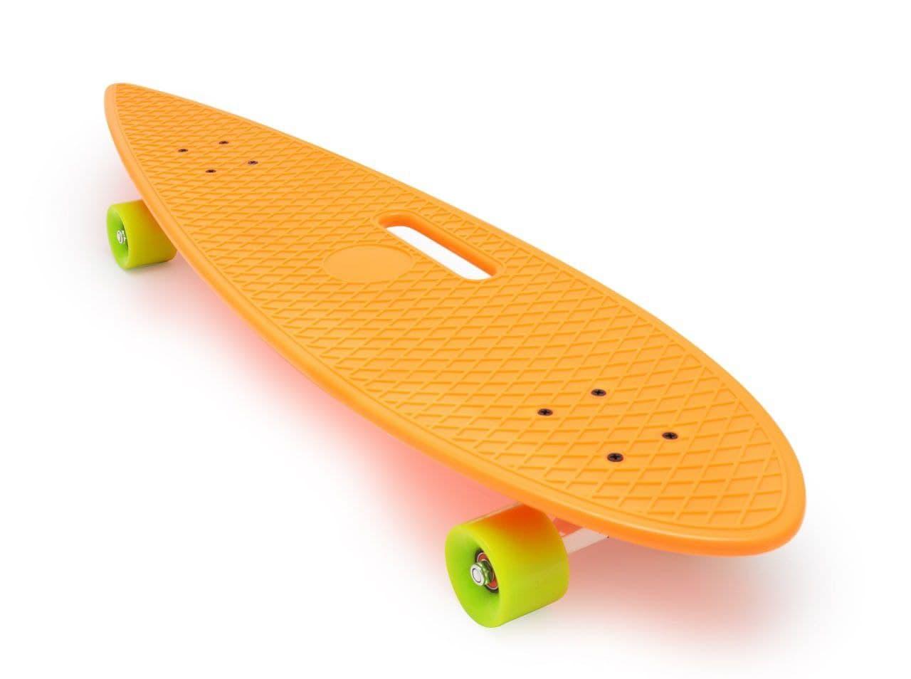 Maraton пенні борд Longboard Fish (помаранчевий)