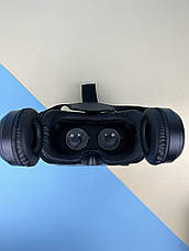 Окуляри віртуальної реальності VR Shinecon SC-G15E із навушниками + пульт, чорні, фото 4
