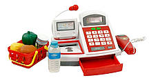 Дитячий іграшковий касовий апарат з калькулятором і мікрофоном Metr+ 5611 N