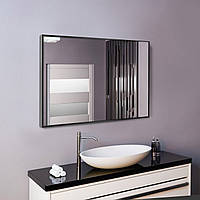 Зеркало для ванной комнаты в черном цвете 400х600, Чорний