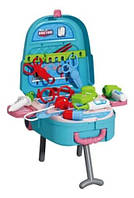 Дитячий іграшковий набір доктора в валізу на колесах 4в1 1983971