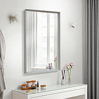 Зеркало в раме для прихожей и ванной 400х600, Белый