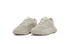 Жіночі кросівки Adidas Ozweego Light beige Адидас Озвего бежеві текстиль рефлективні, фото 6