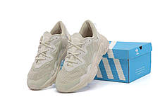Жіночі кросівки Adidas Ozweego Light beige Адидас Озвего бежеві текстиль рефлективні, фото 3