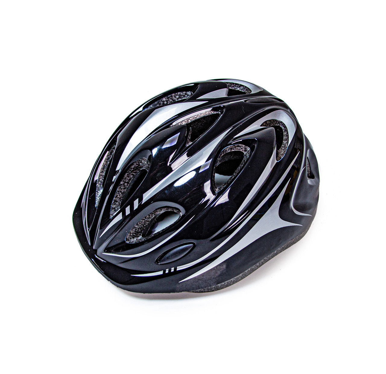 Детский защитный шлем для самоката, роликлв, велосипеда с регулировкой размера Черный - фото 1 - id-p1847657234