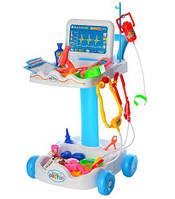 Дитячий ігровий набір Умілий доктор Limo Toy 36 предметів (блакитний)