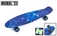 Penny Board Nickel 27 Spice Светящиеся PU колеса. Городской Бесшумный скейтборд с принтом, трюковый