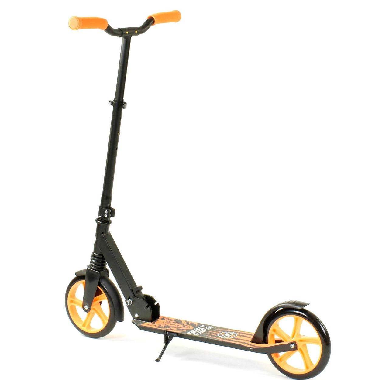 Best Scooter Wolf дитячий складаний двоколісний самокат з амортизатором (помаранчевий)