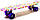 Penny Board Violet Flowers Світні PU колеса. Дитячий міський скейт, трюковий для підлітків, легкий та прочный, фото 4