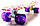 Penny Board Violet Flowers Світні PU колеса. Дитячий міський скейт, трюковий для підлітків, легкий та прочный, фото 5
