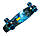 Міський безшумний Penny Board Galaxy з принтом, трюковий сяючі колеса Дека (Double Kick), фото 7