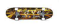 Классический деревянный скейт SD17 с графическим принтом Urban Rave 7 слоев канадского клёна