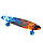 Скейт оригінал "Penny Board FISH" з принтом Веселкою з колесами LED, що світяться (Пенні лайт), фото 8
