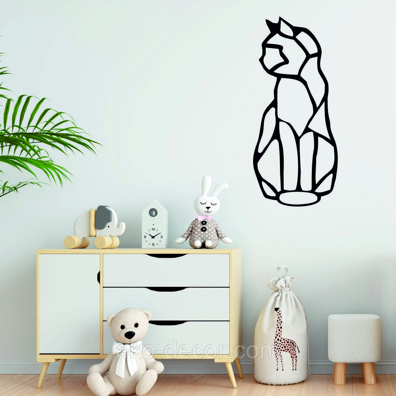 Декоративне настінне Панно «Кіт» Декор на стіну