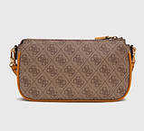 Жіноча сумочка з органайзером на плече Guess (865470) светло коричневая, фото 3
