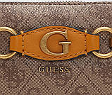 Жіноча сумочка з органайзером на плече Guess (865470) светло коричневая, фото 6