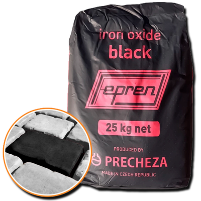 Залізоокисний пігмент (Чехія) Чорний 25 кг / барвник для бетону Fepren Precheza В-650