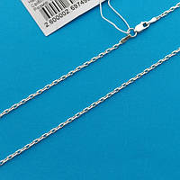 Срібний ланцюжок Якірний 45 см - 4 г - ланцюг плетіння "анкер" зі срібла 925 проби