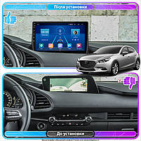 Штатна магнітола Lesko для Mazda 3 IV (BP) 2019-н.в. екран 10" 2/32Gb 4G Wi-Fi GPS Top 5 шт., фото 4