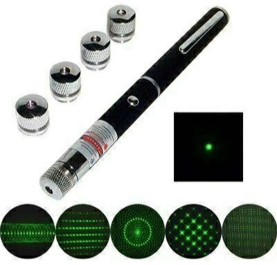 Лазерная указка Green Laser Pointer 803-5 5 насадок - фото 1 - id-p1842976524