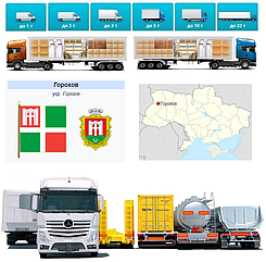 Вантажоперевезення  із Горохова у Горохів