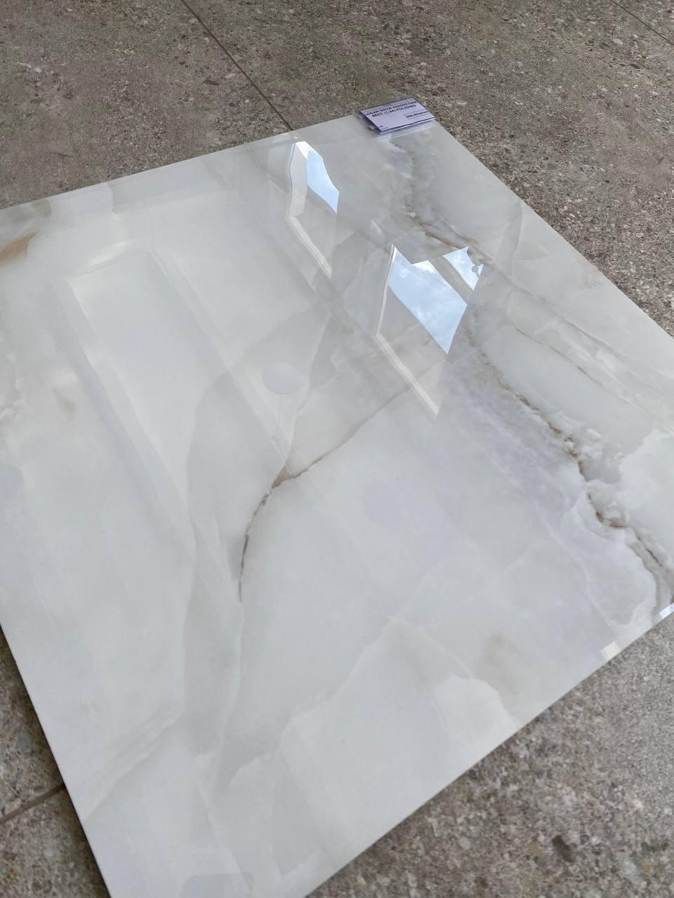 Плитка керамограніт LOGAN SNOW 60X60X7MM RECT. (1,44) POLISHED