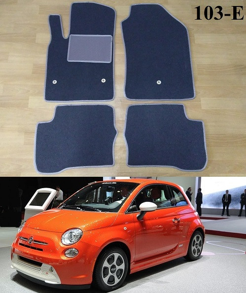 Ворсові килимки на Fiat 500e '12-20