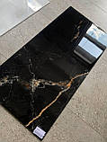 Плитка для підлоги і стін COSMIC BLACK 60X120 RECT. (1,44) HIGH GLOSSY, фото 8