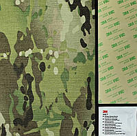 Самоклейка наклейка з Cordura Original multicam BROOKWOOD 1000 den, IRR для камуфлювання та серветка