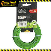 Ліска для тримера 2,4 мм х 15 м кругла InterActive