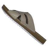 Жіночі шльопки з перепльотом із натуральної шкіри, літні босоніжки на низькому ходу, пляжні сланці на платформі, фото 8