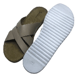 Жіночі шльопки з перепльотом із натуральної шкіри, літні босоніжки на низькому ходу, пляжні сланці на платформі, фото 5