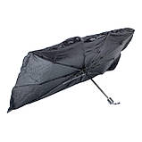 Автомобільна сонцезахисна шторка парасолька для лобового скла від сонця Автомобільна парасолька-шторка на авто, фото 8