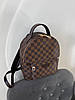 Жіночий рюкзак LV Backpack екошкіра рюкзак ЛВ коричневий з ремінцями крос-боді для дівчини Луї Віттон, фото 9