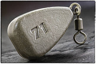 Грузило коропове  Пласке ORANGE Lead Bead з вертлюгом 71 гр