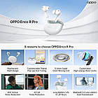 ⇒ OPPO Enco R Pro (white) - навушники з BT5.2 / ANC 43dB / 7+28ч. / 47ms / 12.4 mm driver, фото 5