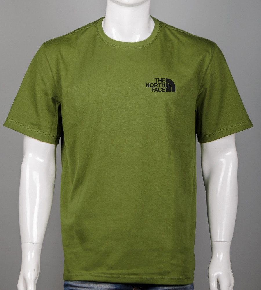 Футболка батал The North Face 2305б (Уп.4шт 3XL,4XL), Світлий хакі