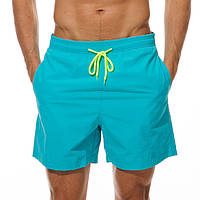 Мужские плавательные шорты Escatch (шорты для плаванья/плавки), цвет синий Голубой, L