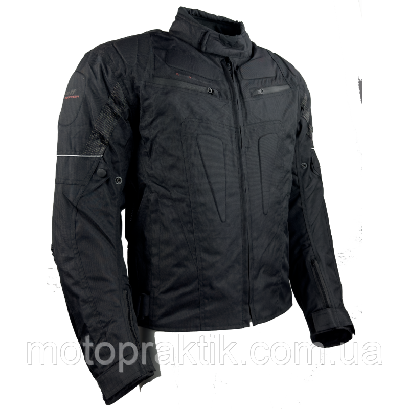 Roleff Riga Texjacket Black Jacket, S Мотокуртка текстильна із захистом
