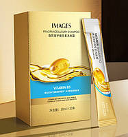 Images Витаминный шампунь для волос в стиках Vitamin B5 Fragrance Luxury Shampoo, 10мл*20шт