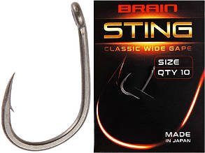 Крючок Brain Sting Classic Wide Gape #8(10 шт/уп)