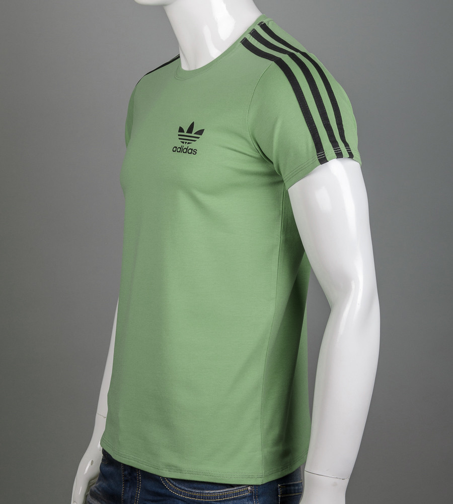 Футболка чоловіча Adidas 2223м (Уп.4шт M-XXL), Оливковий