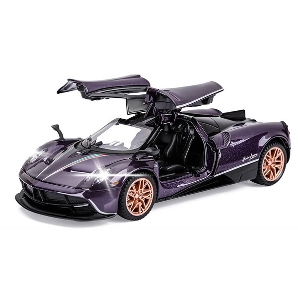 Машинка Pagani Huayra Dinastia іграшка моделька металева 15 см Темно-фіолетовий (60001)