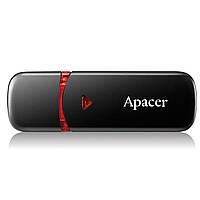 Флешка Apacer USB накопитель 2.0 AH333 64Gb, цвет черный