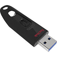 Флешка SanDisk USB накопитель 3.0 Ultra 64Gb (130Mb/s), цвет черный