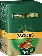 Кофейный напиток Jacobs 3 in 1 Hazelnuts со вкусом лесного ореха 24 x 15 г