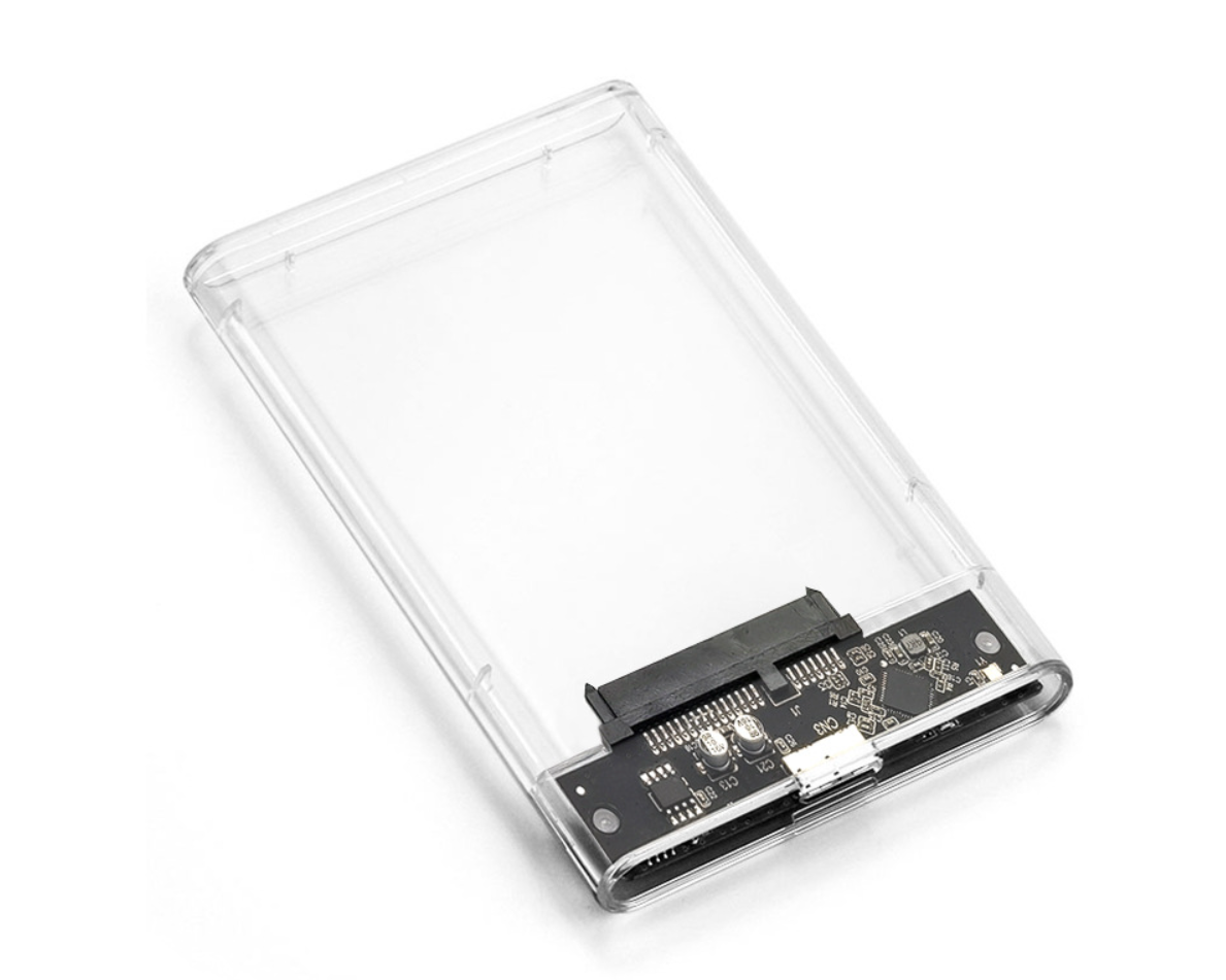 Зовнішня кишеня Shuole U25T USB 3.0 для HDD 2.5" прозора