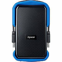 Портативный внешний жесткий диск 2.5'' Apacer USB 3.1 AC631 1TB, цвет черный/синий (color box)